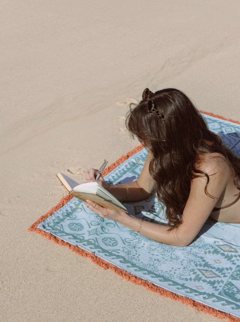 Beach Camping Rug | Travel Rug Blanket for Vanlife